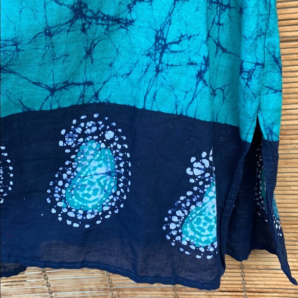 Beaded tie dye tunic hippy comfy cute Indian yoga - Picture 5 of 8